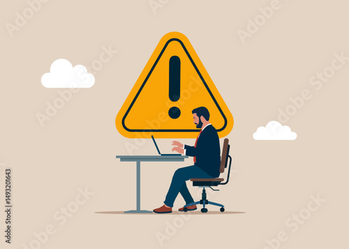 Software engineer working on errors. Open source programming, digital products code. Vector illustration