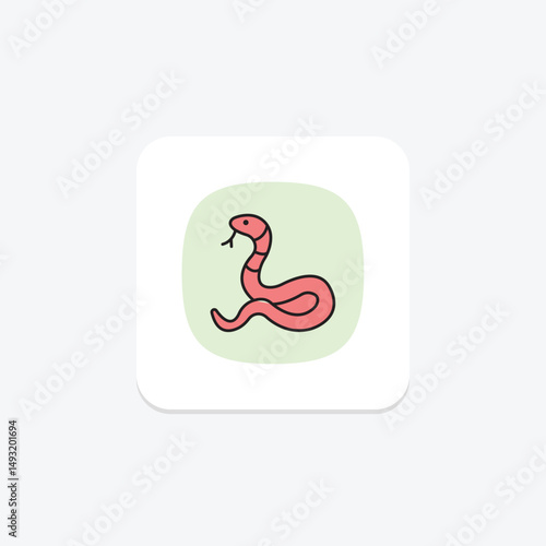 Hognose Snake, vector, pixel perfect, illustrator file
