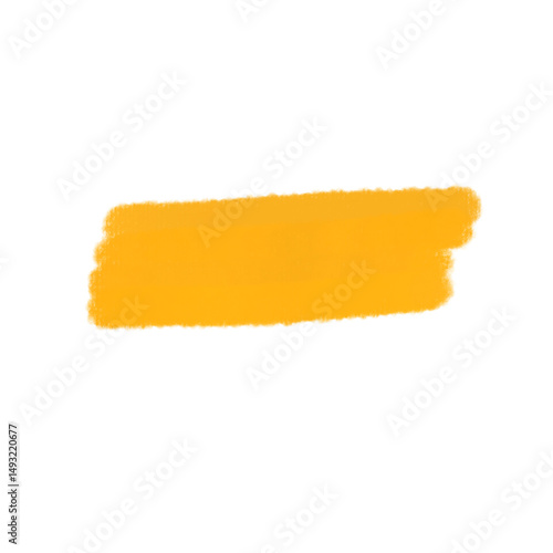 Orange paint brush