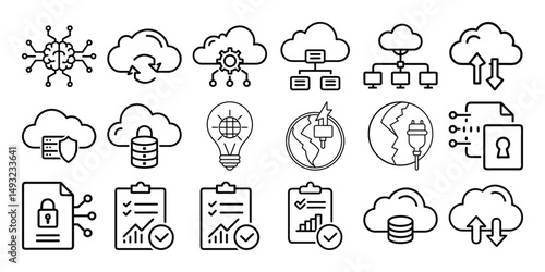 Set of technology, data, and security concepts