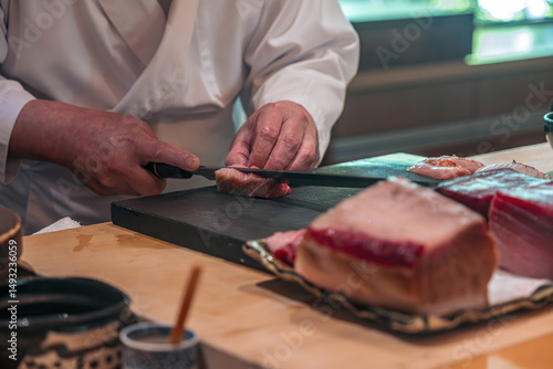 【#料亭】板前の手元