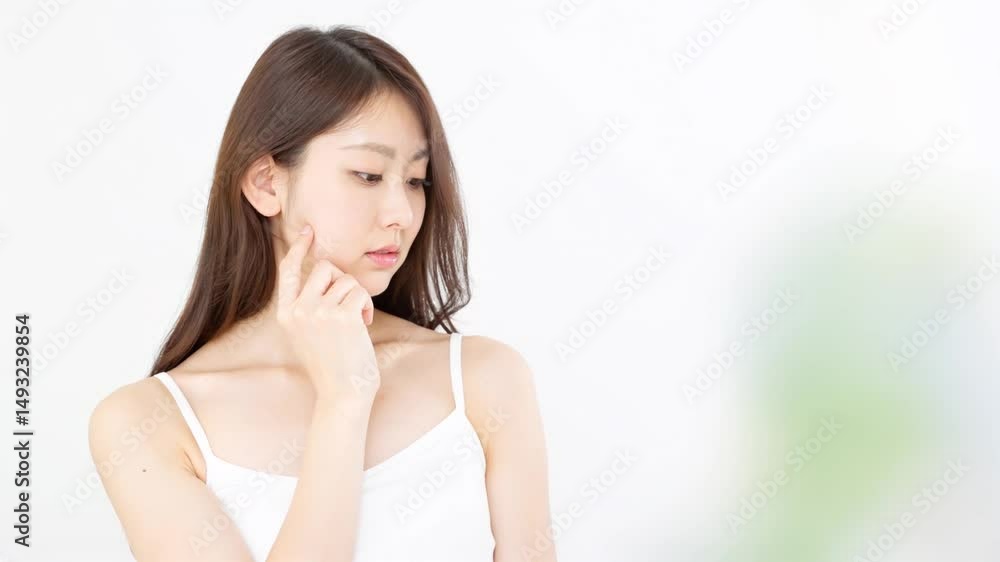 悩む女性 悩む女性