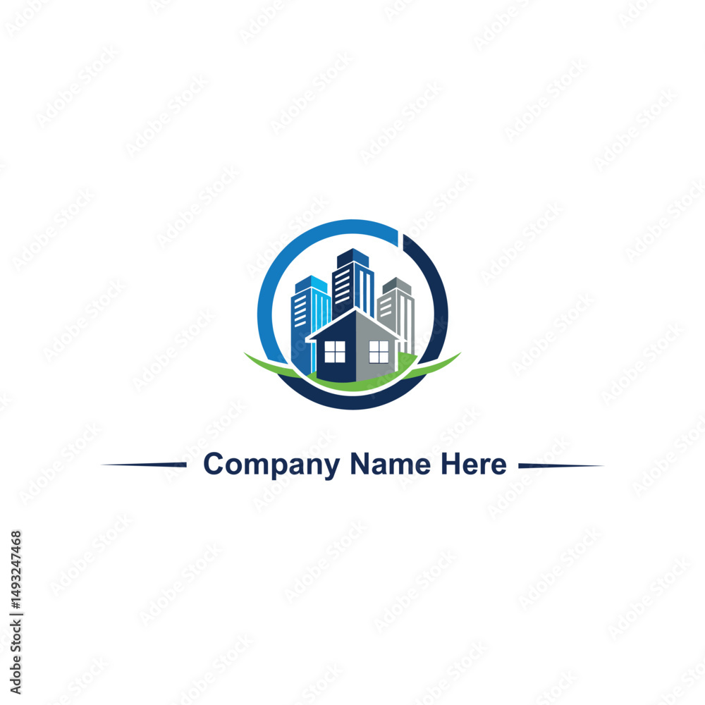 Fototapeta premium Real Estate Logo