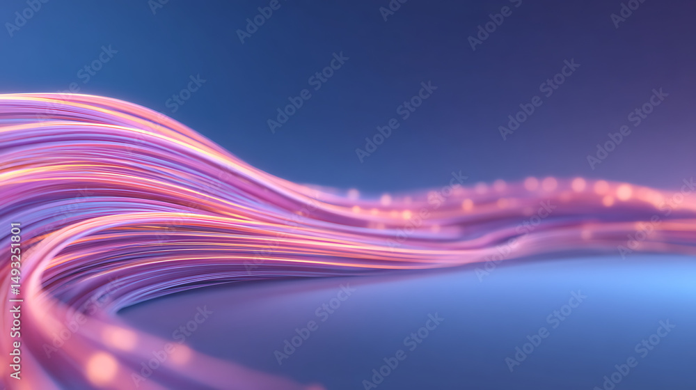 Abstract digital artwork with dynamic purple and pink shapes on a dark background, giving a sense of movement and technology. 3D Rendering 80170086 2 Abstract digital artwork with dynamic purple and pink shapes on a dark background, giving a sense of movement and technology. 3D Rendering 80170086 2