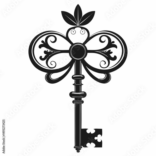 vintage fan vector illustration