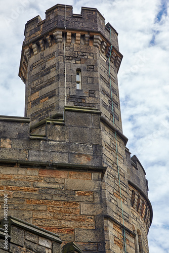 Cuadro en lienzo The tower of Governor's House on the southern spur of Calton Hill