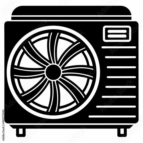 vector illustration of a set of four wheel