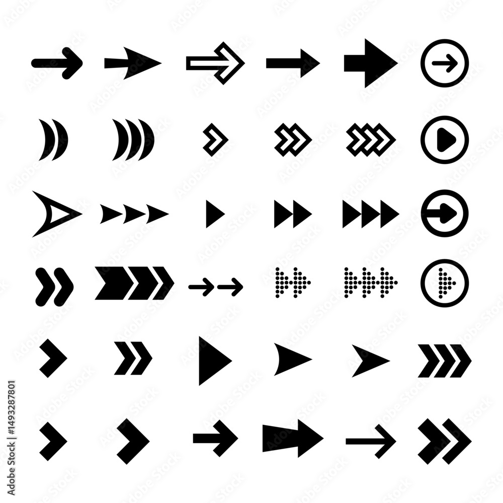 Set of arrows big black icons, arrow icon, modern simple arrows, arrow vector collection cursor Set of arrows big black icons, arrow icon, modern simple arrows, arrow vector collection cursor