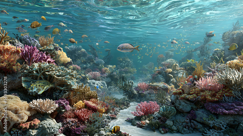 Fototapeta premium coral reef ecosystem