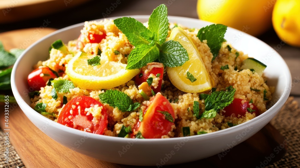 Gluten free homemade food colorful. Fresh Homemade Lebanese Tabbouleh Salad with Gluten-Free Ingredients and Vibrant Fresh Herbs Gluten free homemade food colorful. Fresh Homemade Lebanese Tabbouleh Salad with Gluten-Free Ingredients and Vibrant Fresh Herbs