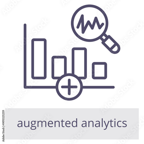 Augmented Analytics Element For Design Graphic
