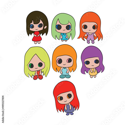 young woman and man people