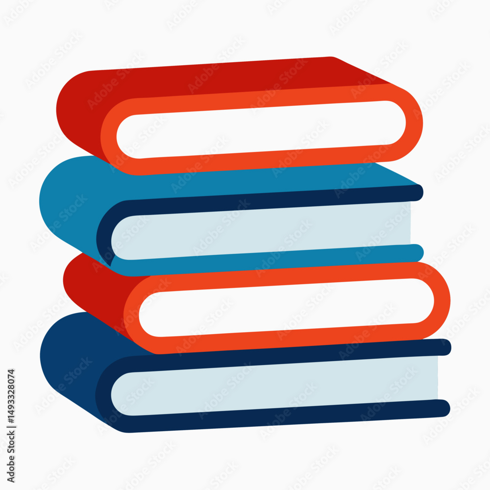 Stack-of-books-icon on white background, Instant Digital Download. Stack-of-books-icon on white background, Instant Digital Download.