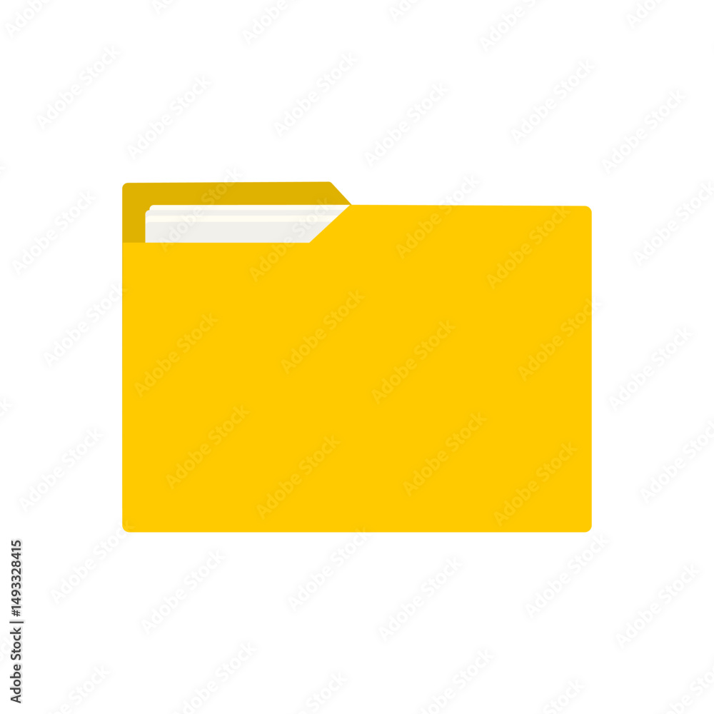 Document file flat design on white background. Document file flat design on white background.