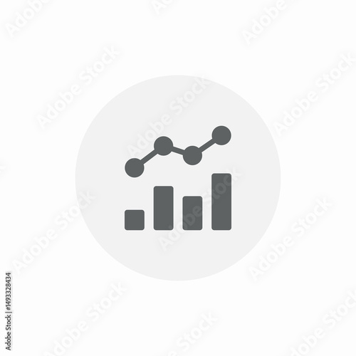 data analysis icon sign vector