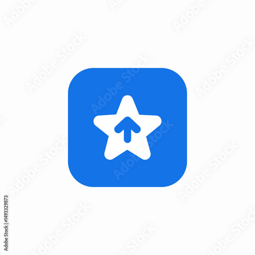 favorites upload icon sign vector