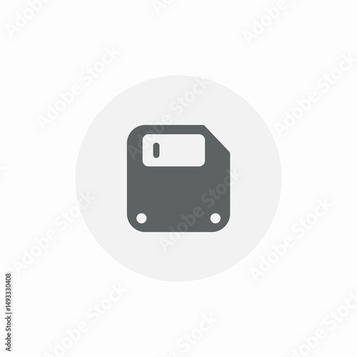 floppy disk icon sign vector