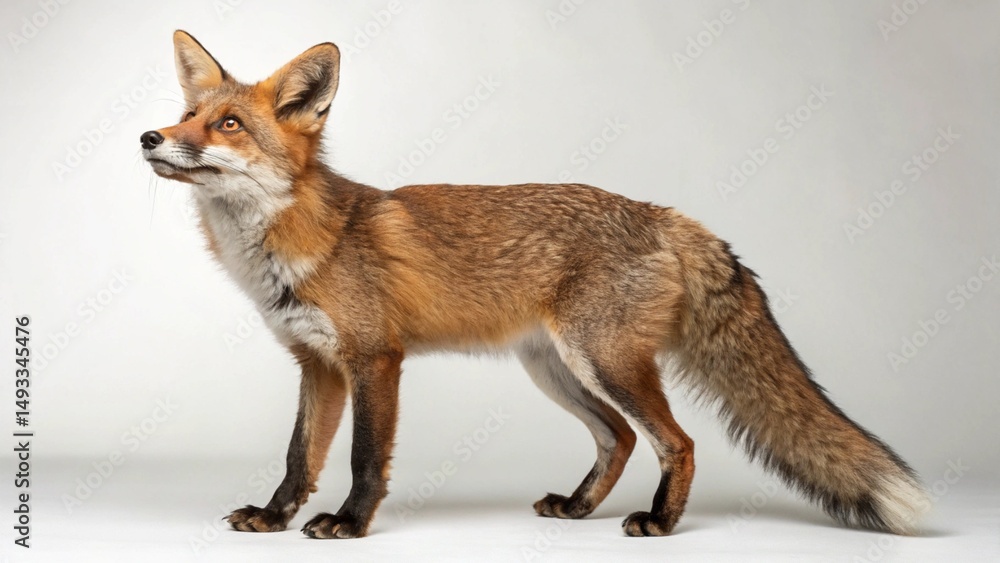 Obraz premium Darwin’s fox on studio background