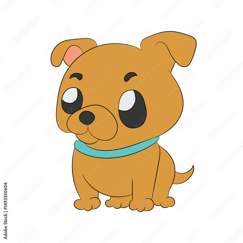 Fototapeta premium animal character homeless