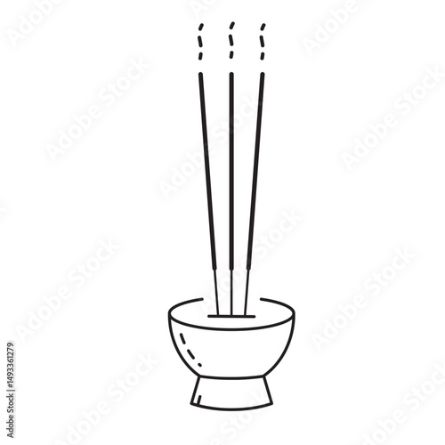 Incense Sticks with Stand Icon