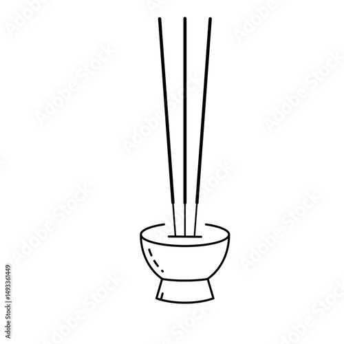Incense Sticks with Stand Icon