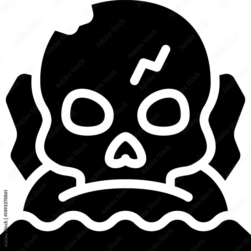 skull island illustration on a white background skull island illustration on a white background
