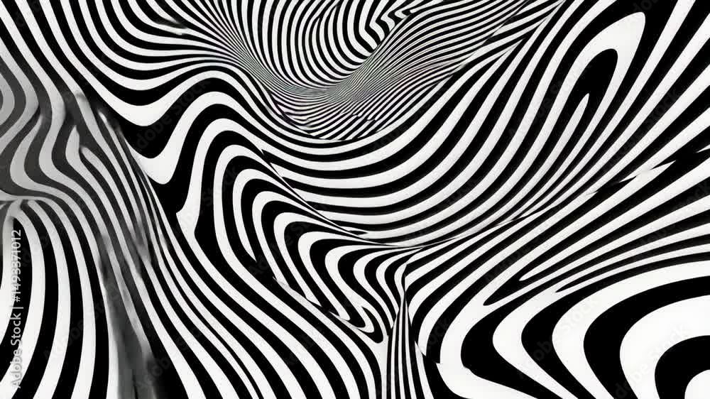 Abstract striped pattern in black and white. Modern, stylish design. Abstract striped pattern in black and white. Modern, stylish design.