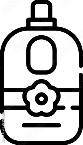 softener illustration on a white background        