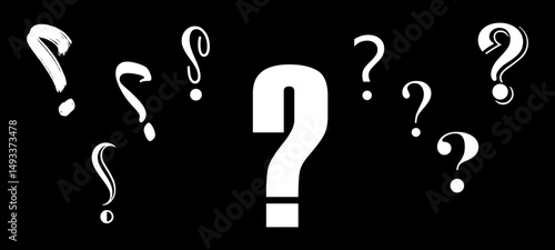 Question mark and root cause analysis concept.Vector Illustration.