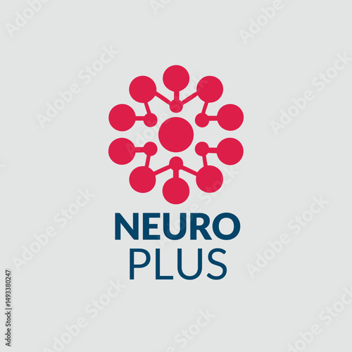 Neuro Plus Logo Design Modern Healthcare Branding