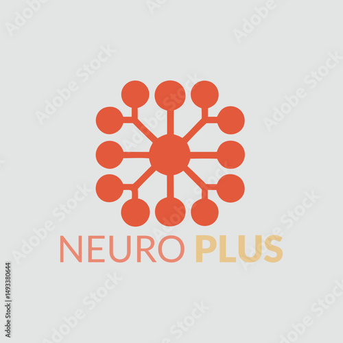Neuro Plus Logo Design Modern Healthcare Branding
