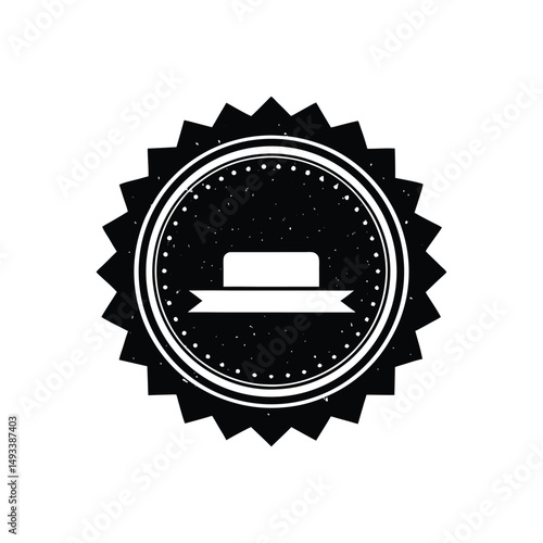 Flat and Minimal Stamp icon vector illustration isolated on white background