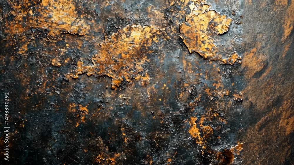 Oxidized metal texture; dark, gold, rough surface Oxidized metal texture; dark, gold, rough surface