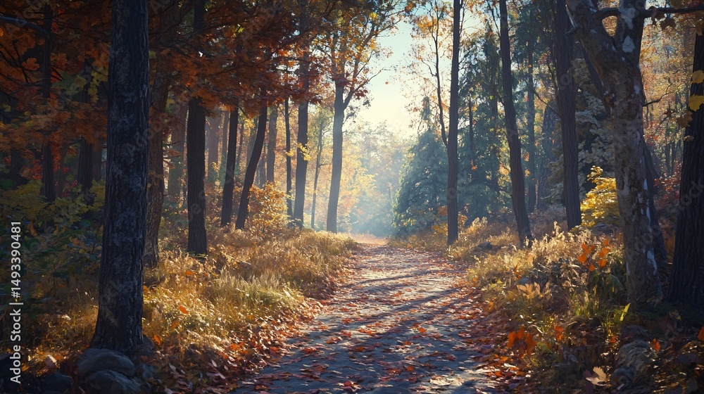 Fototapeta premium autumn in the forest