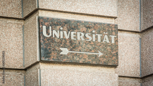 Signposts the direct way to University