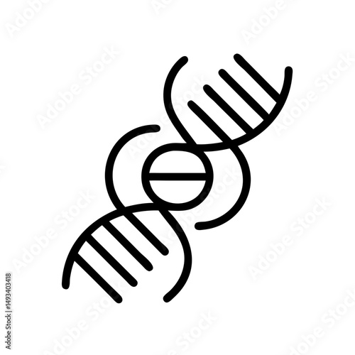 dna modification on transparent background for web and graphic design