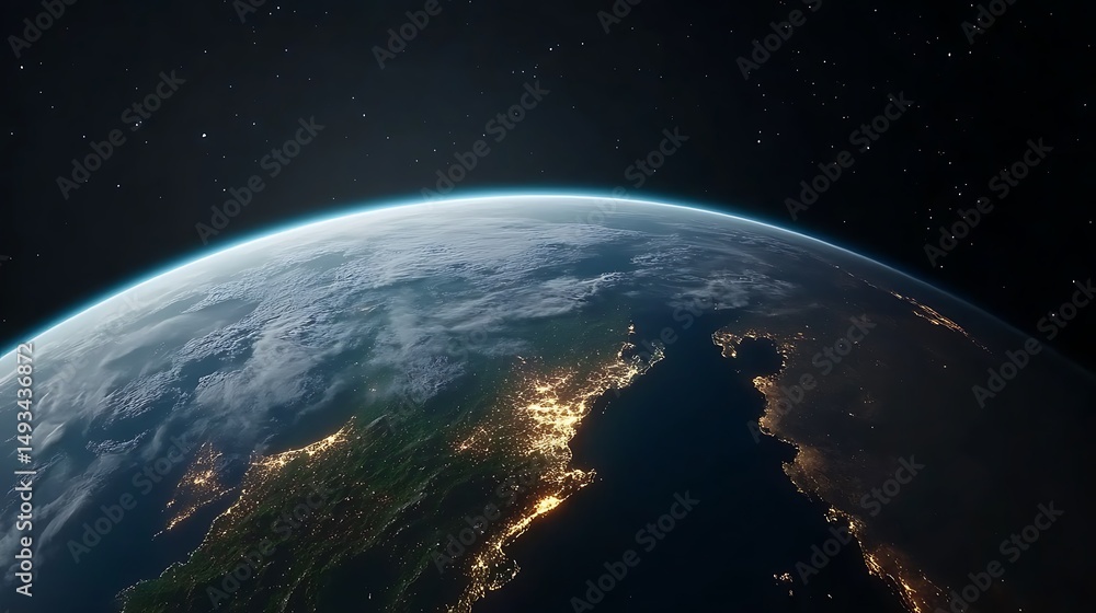 夜明けの地球 夜明けの地球
