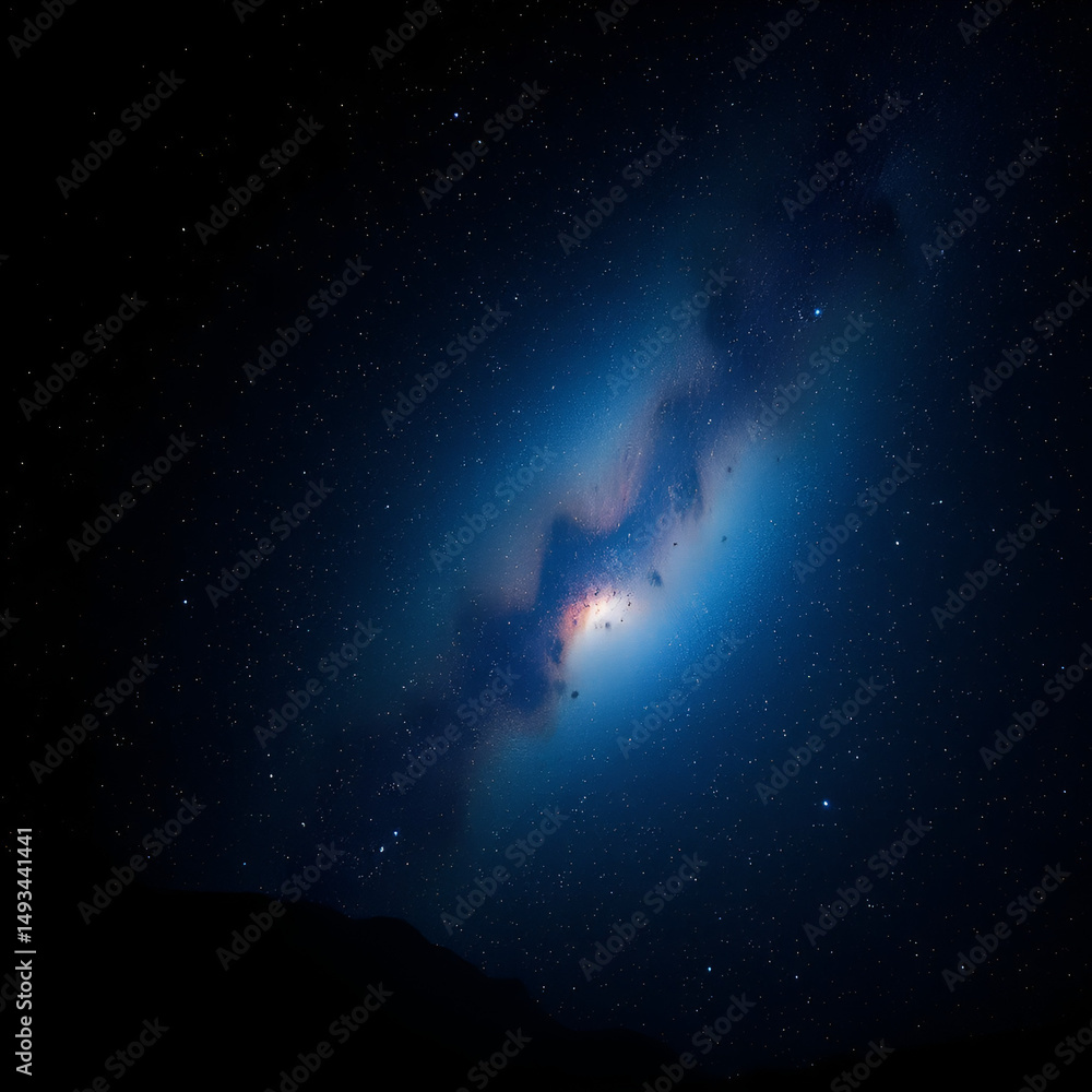 Fototapeta premium deep outer space or starry night sky