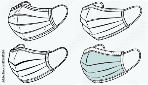 set of facemask