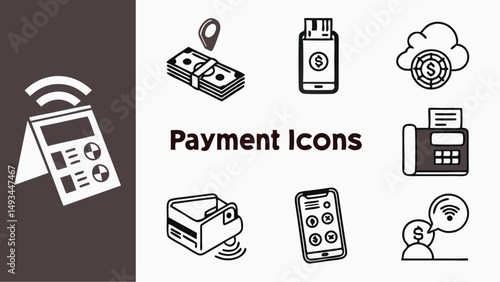 vector set of business cards with business people