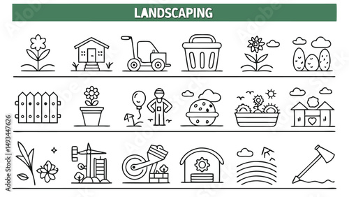 set of vector icons for construction