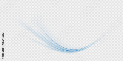 cool airflow effect with light blue waves and dynamic motion, representing fresh wind, filtration, and purification. Perfect for air conditioners, ventilation, speed, and futuristic design concepts.