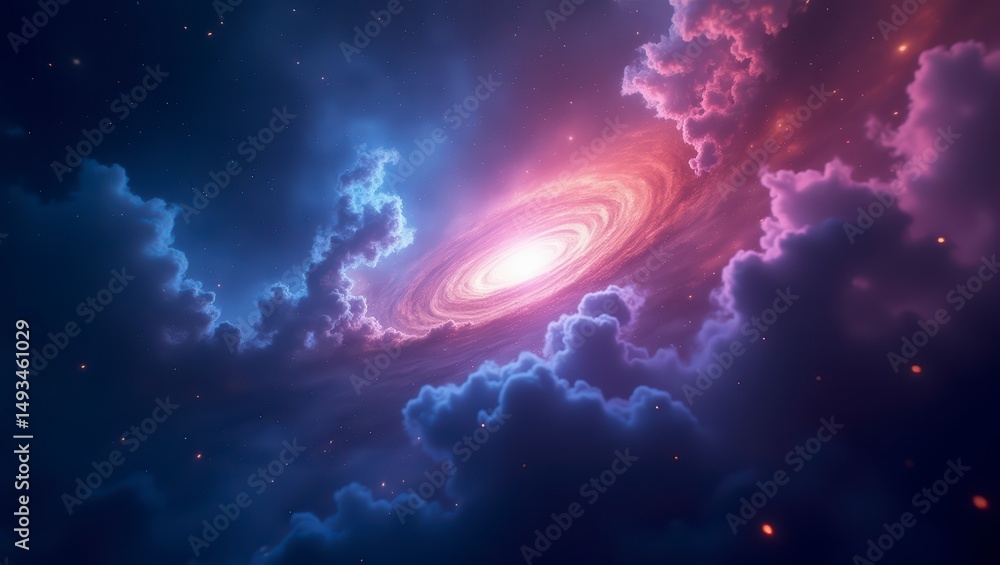 Galaxy Nebula Cloudscape Galaxy Nebula Cloudscape