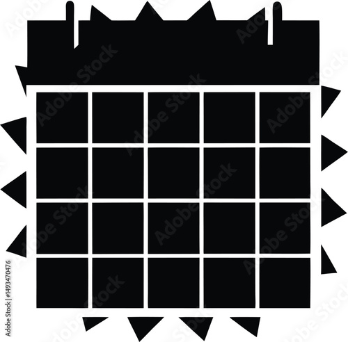 black silhouette of a house