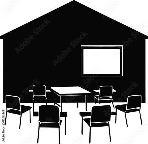 conference room with chairs