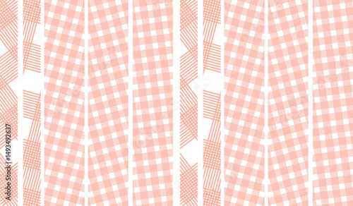 Abstract background with geometric shapes. Vector illustration in flat style. Design element for poster, card, banner, flyer.