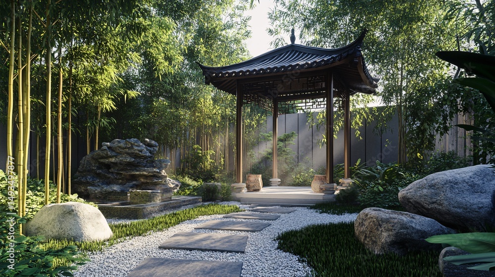 Fototapeta premium japanese garden