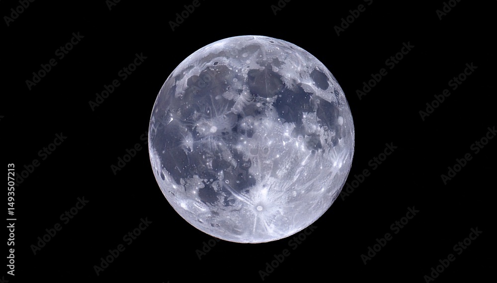 Obraz premium full moon on black