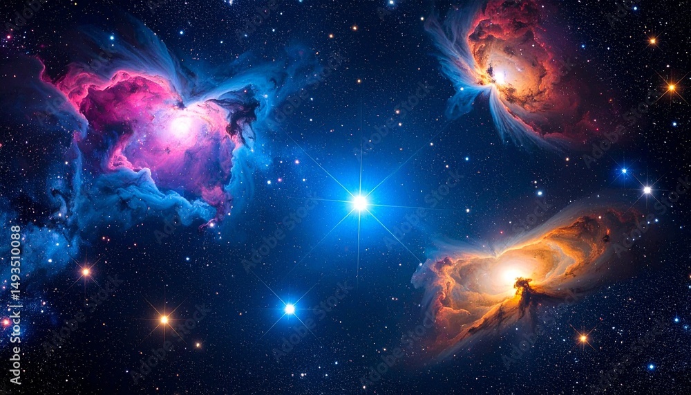 Fototapeta premium space background with space