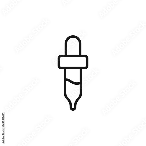 dropper icon. dropper Symbol sign for mobile concept and web design. Vector icon, Logo illustration, Vector graphics